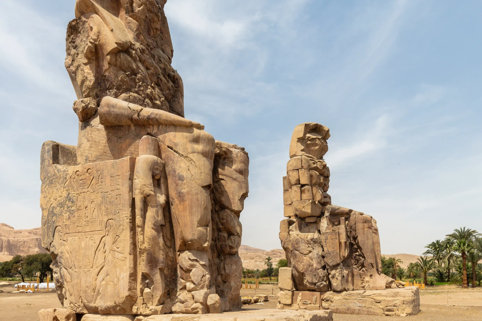The Colossi of Memnon on the Luxor West Bank